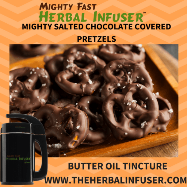 Mighty Chocolate Salted Pretzels