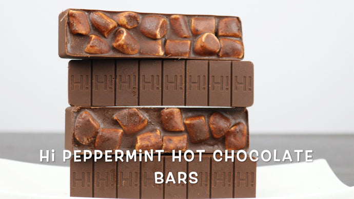 Hi Peppermint Hot Chocolate Bars