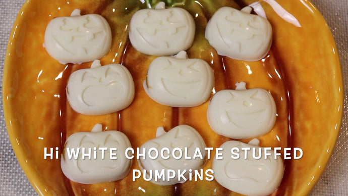 Hi White Chocolate Stuffed Pumpkins