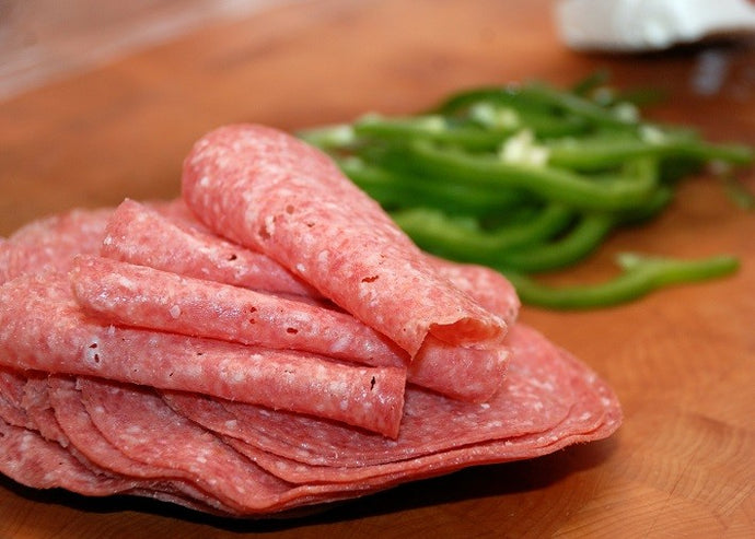 Mighty Salami Tacos with Creamy Mustard Sauce
